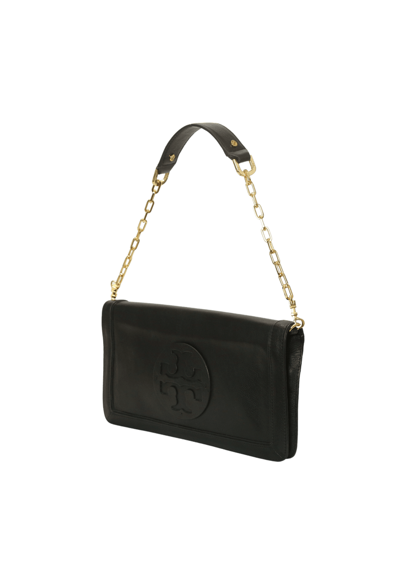 CHAIN LEATHER FLAP BAG