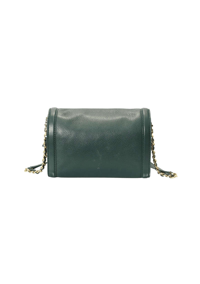 LEATHER CHAIN-LINK BAG