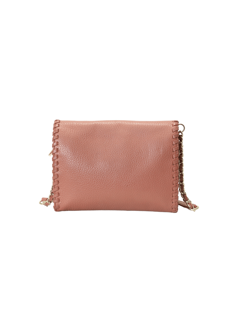 LEATHER FLAP BAG