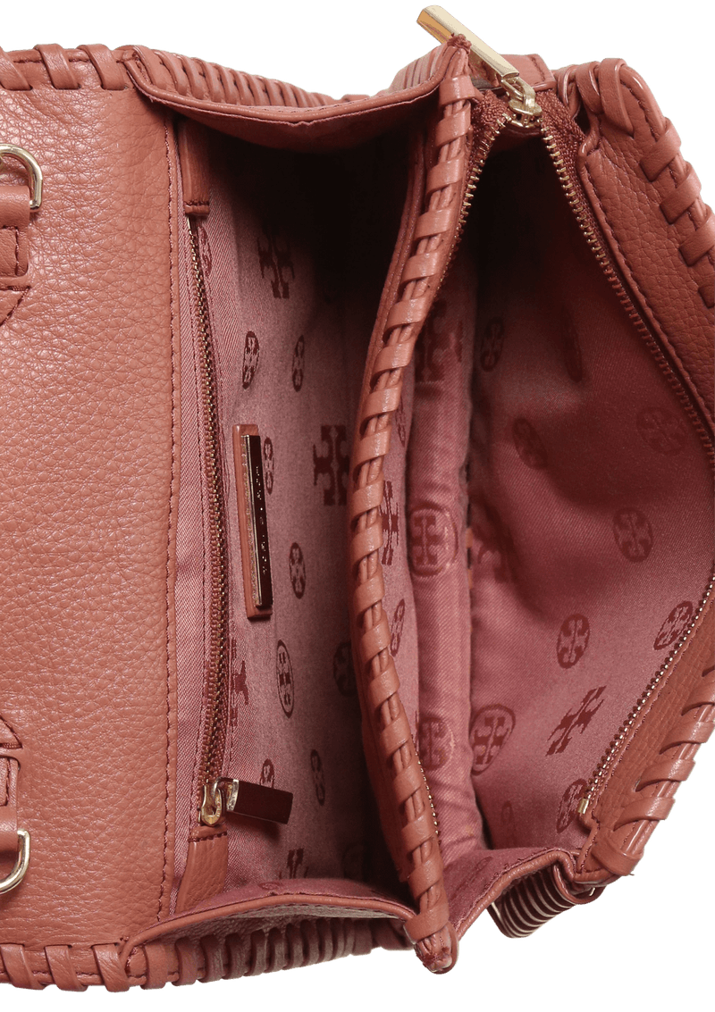 LEATHER FLAP BAG