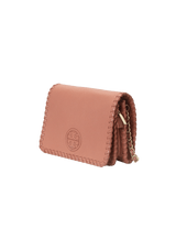 LEATHER FLAP BAG