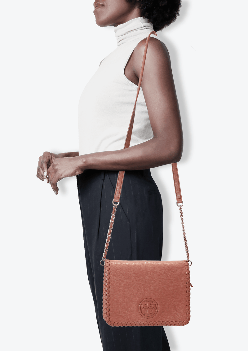 LEATHER FLAP BAG