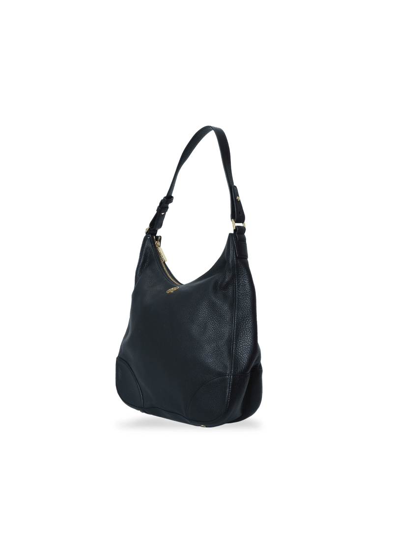 LEATHER HOBO BAG