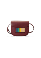 LEATHER SHIRAZ CRESCENT BAG