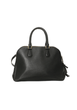 LEATHER ROBISON DOME SATCHEL BAG