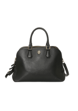 LEATHER ROBISON DOME SATCHEL BAG