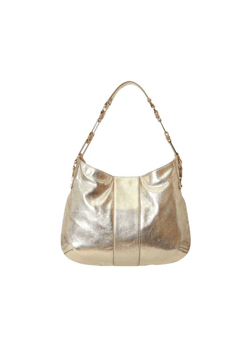 METALLIC HOBO BAG