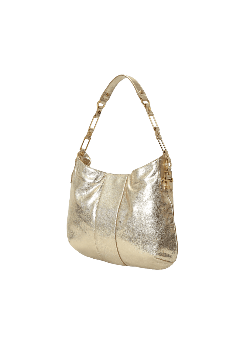 METALLIC HOBO BAG