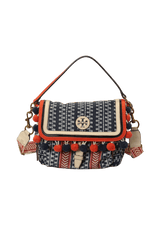 WOVEN SATCHEL BAG
