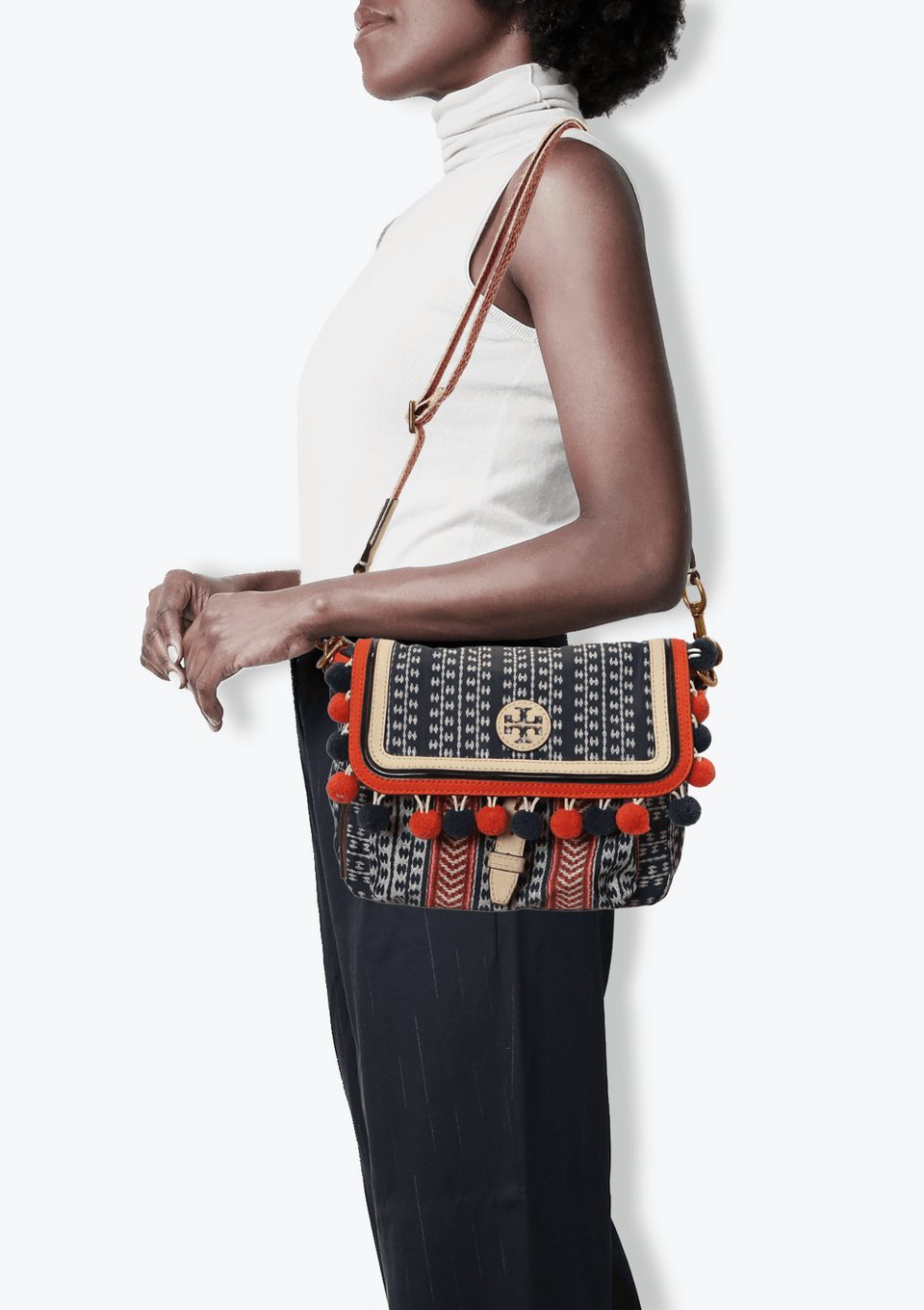 WOVEN SATCHEL BAG