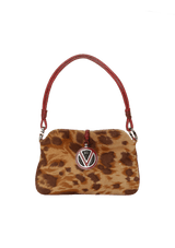 LIZARD-TRIMMED PONYHAIR BAG