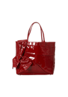PATENT LEATHER BOW BAG