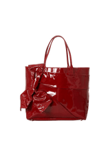 PATENT LEATHER BOW BAG