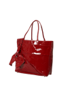 PATENT LEATHER BOW BAG