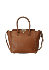 ROCKSTUD DOUBLE HANDLE BAG