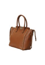 ROCKSTUD DOUBLE HANDLE BAG