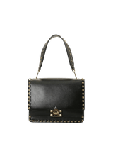 ROCKSTUD FLIP LOCK FLAP BAG