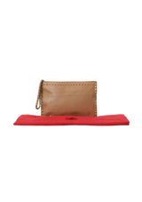 ROCKSTUD LEATHER POUCH