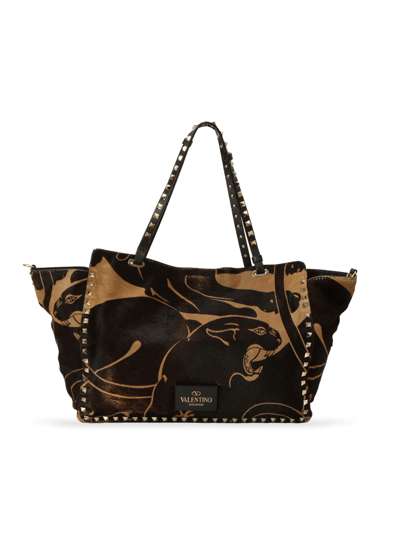 ROCKSTUD PANTHER TOTE