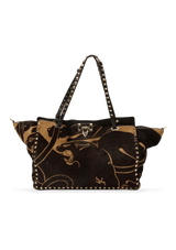 ROCKSTUD PANTHER TOTE