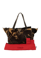 ROCKSTUD PANTHER TOTE