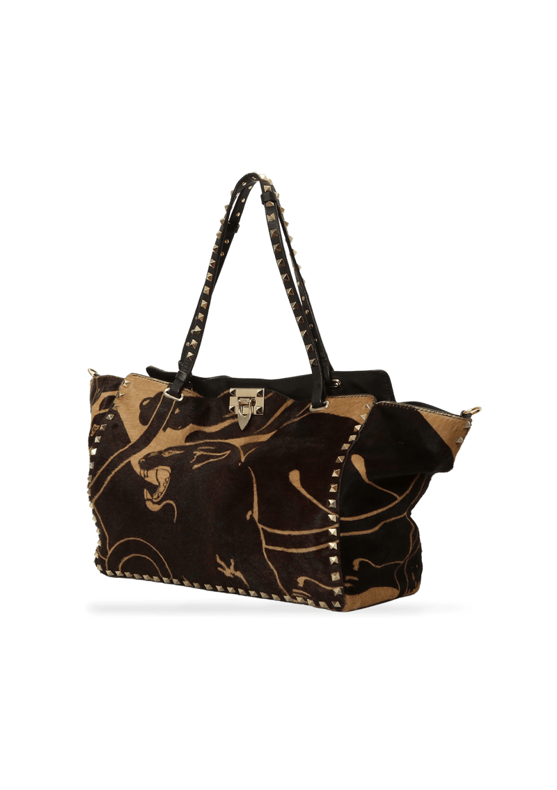 ROCKSTUD PANTHER TOTE