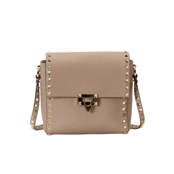 Rockstud grainy 2025 calfskin vertical bag