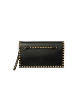 ROCKSTUD WRISTLET CLUTCH