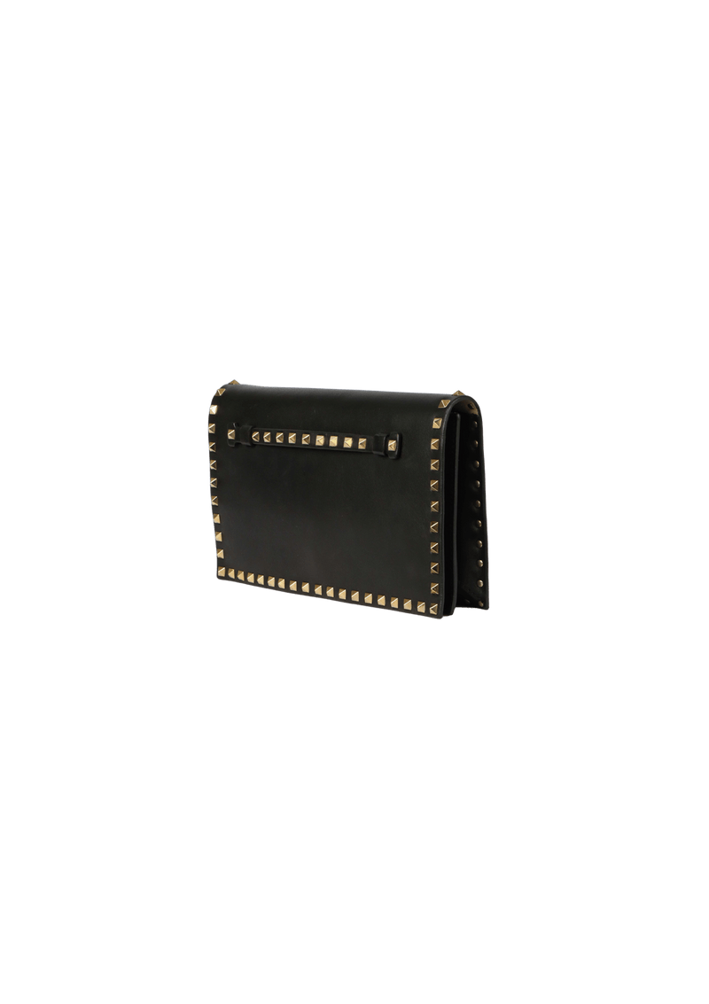 ROCKSTUD WRISTLET CLUTCH