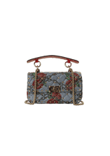 SMALL ROCKSTUD SPIKE FLORAL BAG