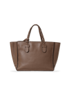 BRAIDED LEATHER TOTE