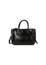 PATENT LEATHER SATCHEL BAG