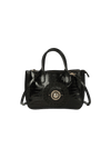 PATENT LEATHER SATCHEL BAG