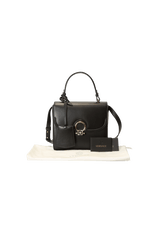 LEATHER MEDUSA HANDLE BAG