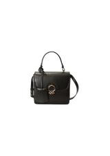 LEATHER MEDUSA HANDLE BAG