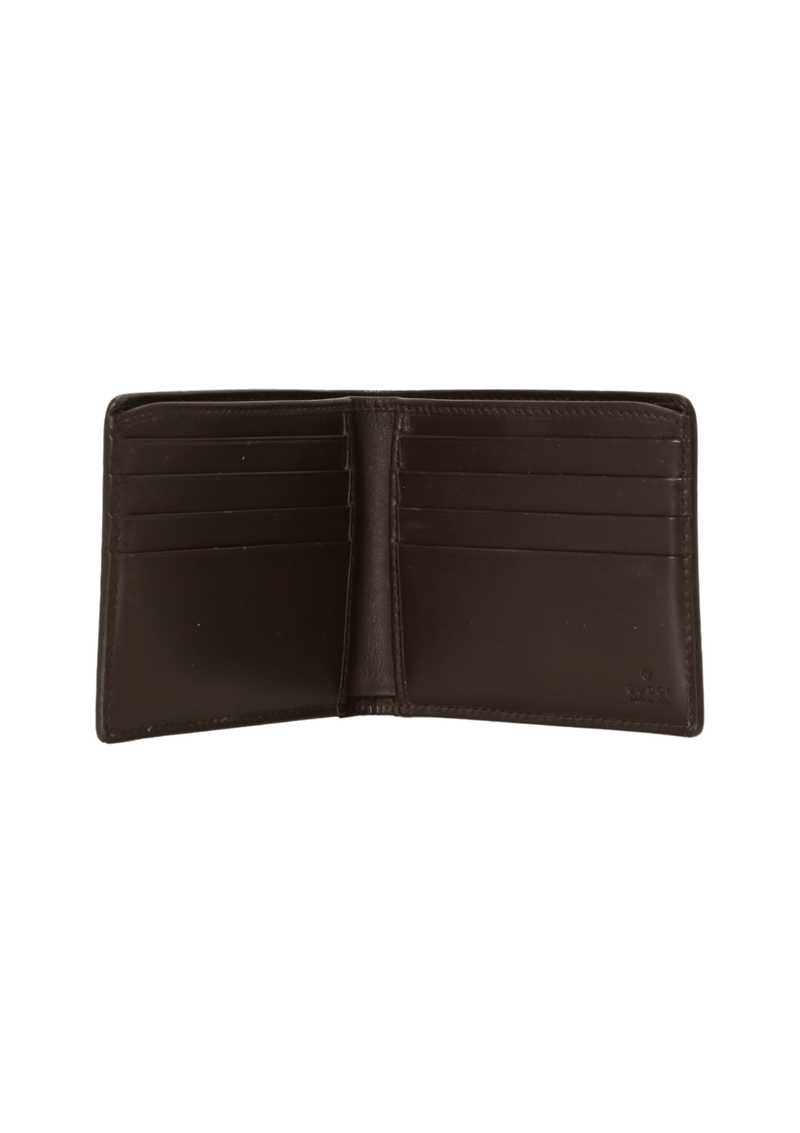 WEB ACCENT LEATHER WALLET