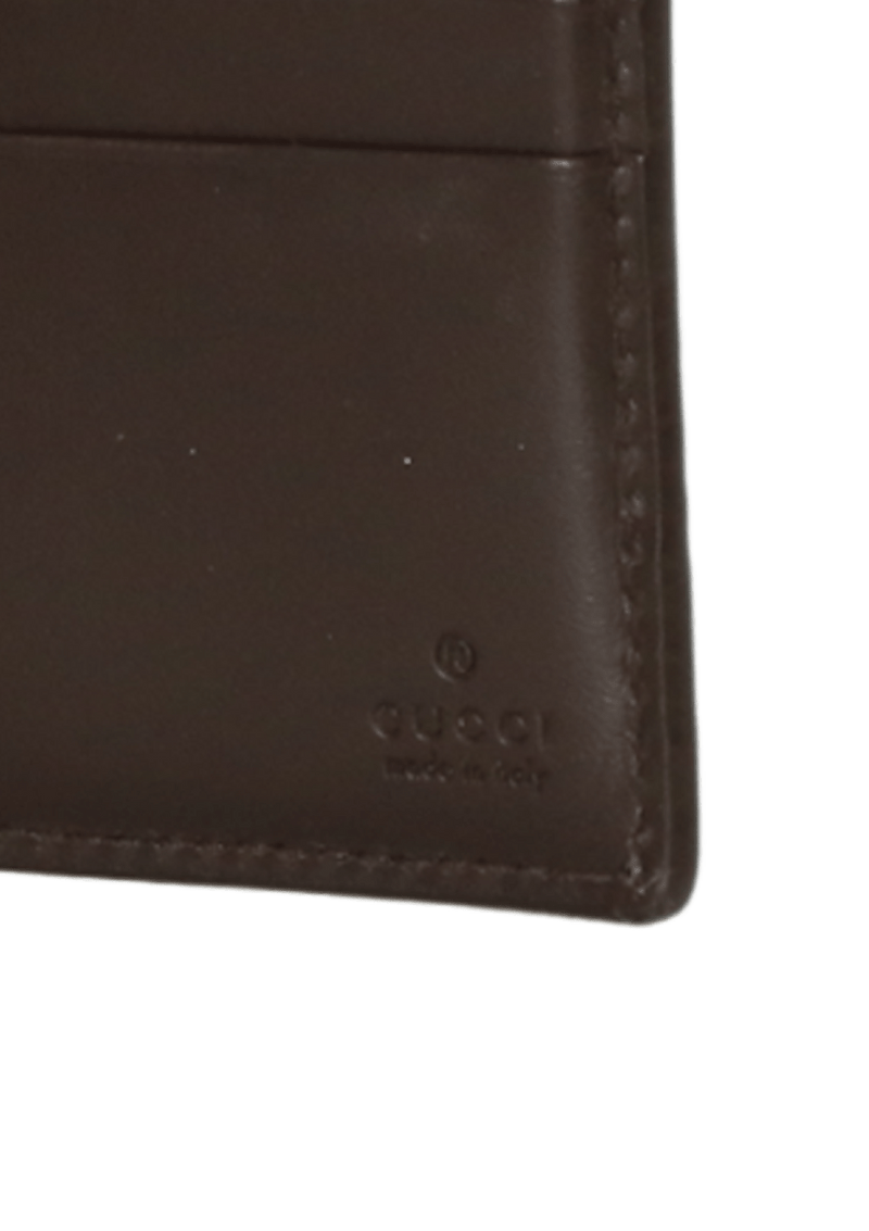 WEB ACCENT LEATHER WALLET