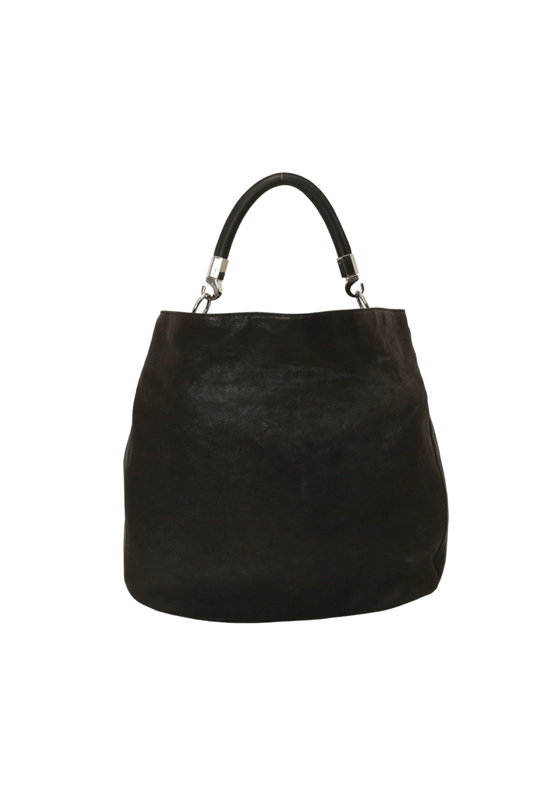 LEATHER ROADY HOBO BAG