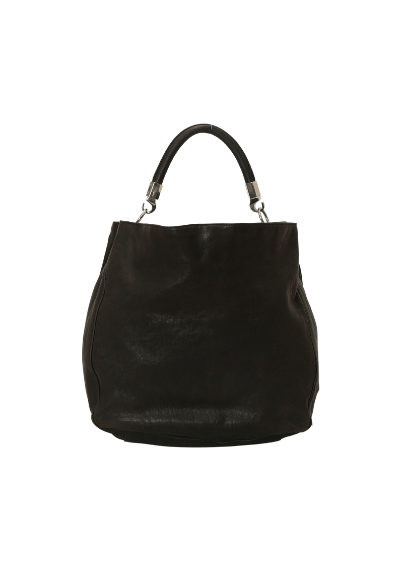 LEATHER ROADY HOBO BAG