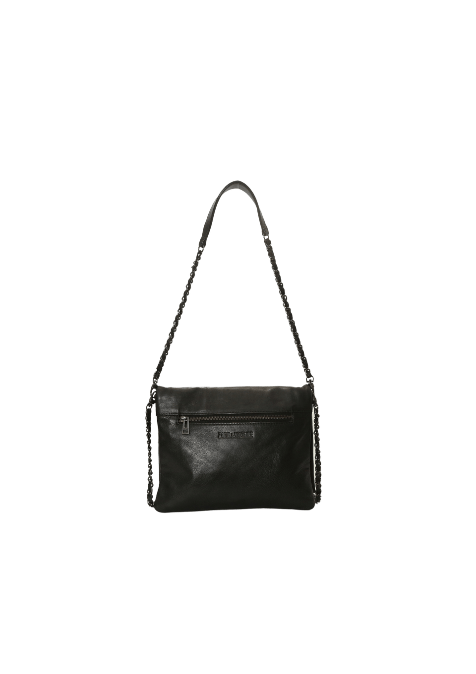 魅力の Bolsa Zadig Original Preta Clutch Leather Rock Voltaire & バッグ