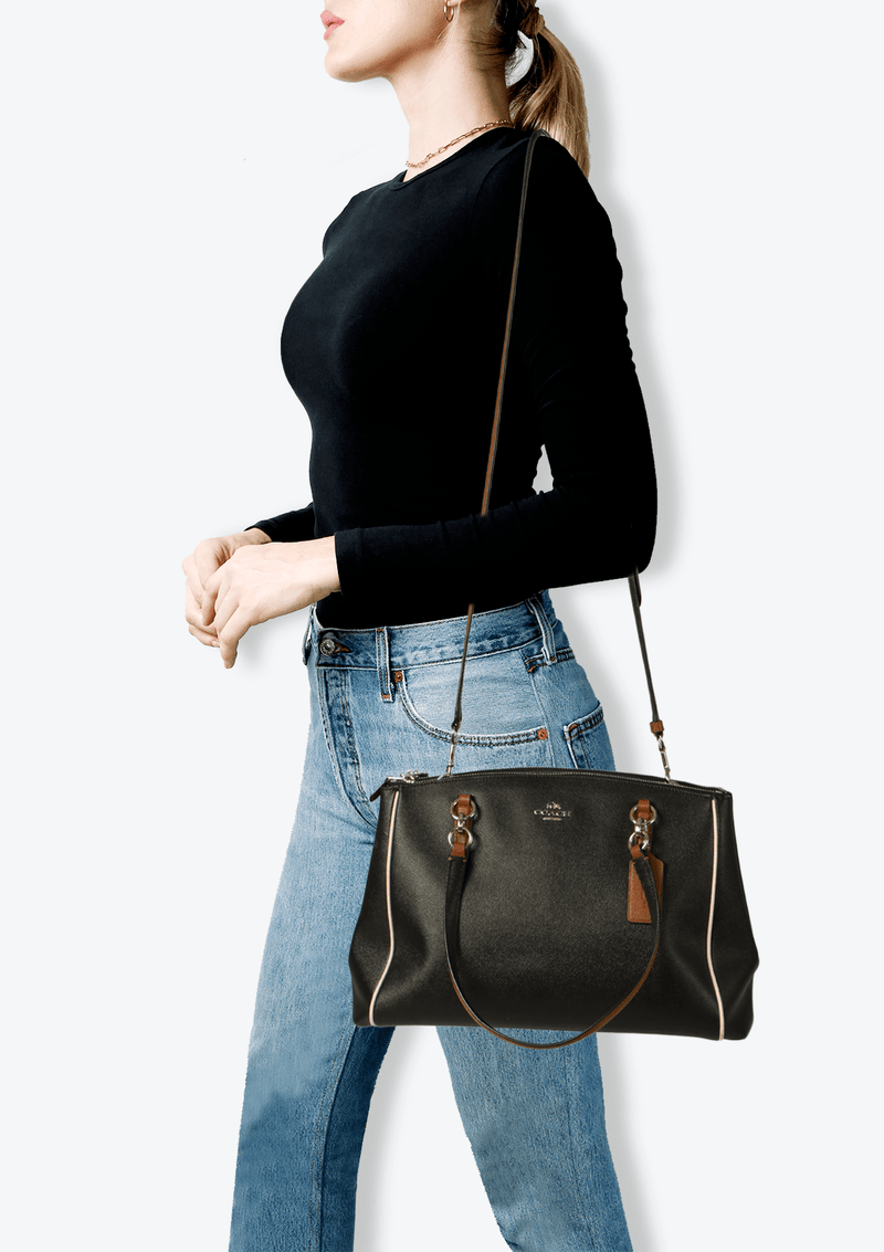 LEATHER SATCHEL BAG