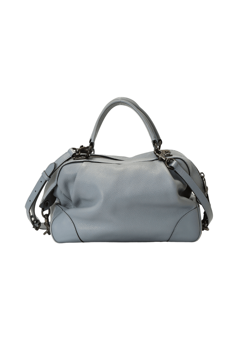 PEBBLE LEATHER LANE SATCHEL BAG