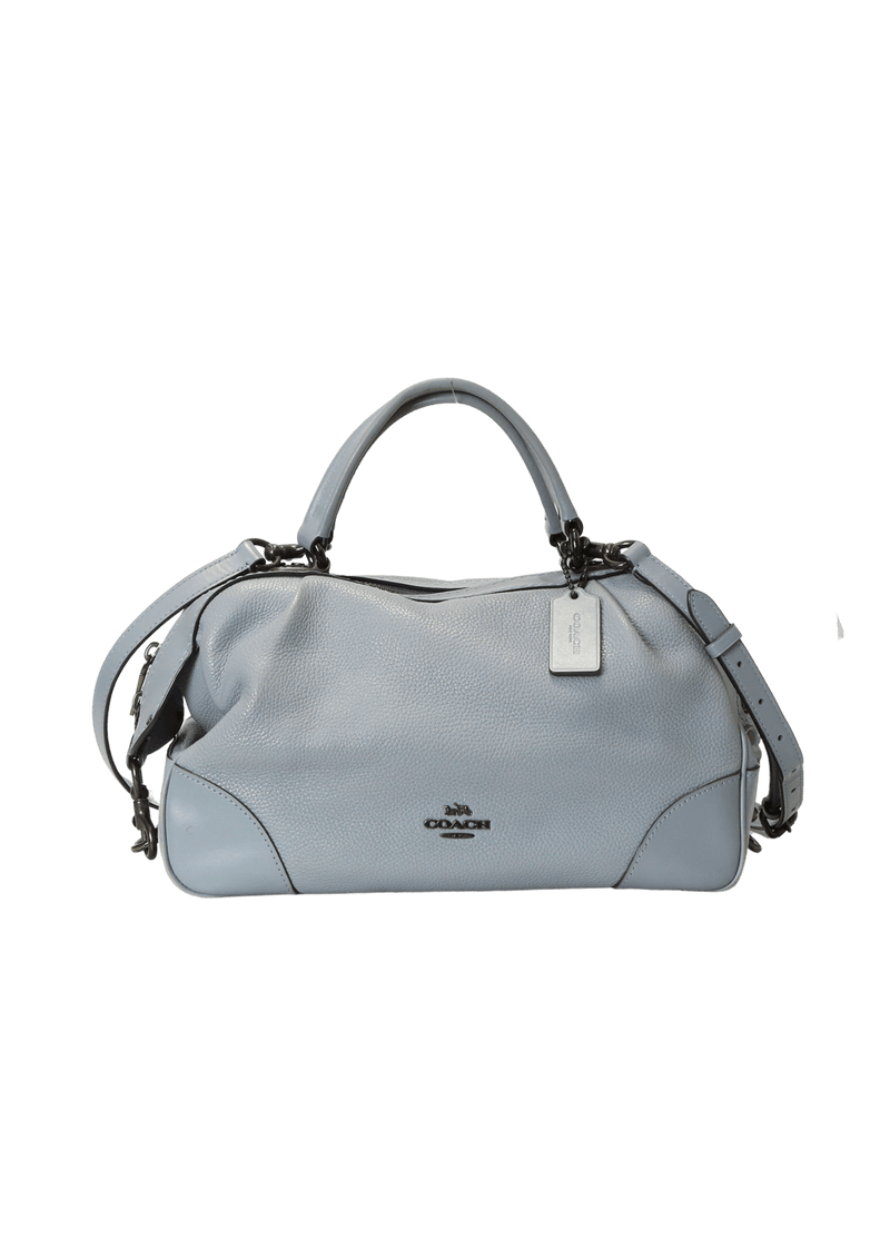 Coach pebble leather lane on sale satchel