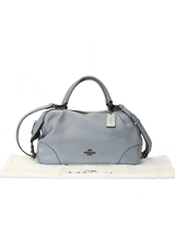 PEBBLE LEATHER LANE SATCHEL BAG