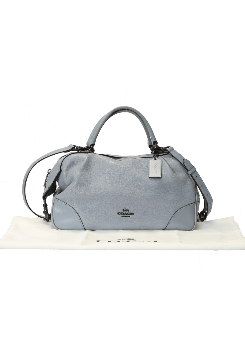 PEBBLE LEATHER LANE SATCHEL BAG