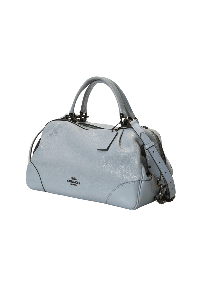 PEBBLE LEATHER LANE SATCHEL BAG