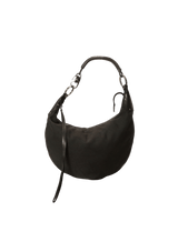 SUEDE HALF MOON BAG