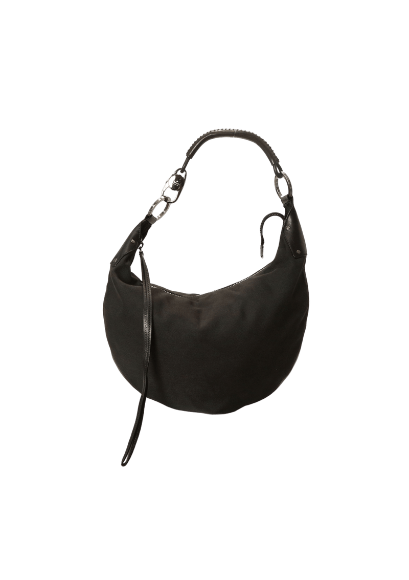 SUEDE HALF MOON BAG