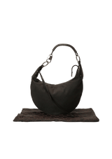 SUEDE HALF MOON BAG