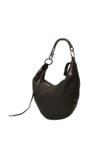 SUEDE HALF MOON BAG